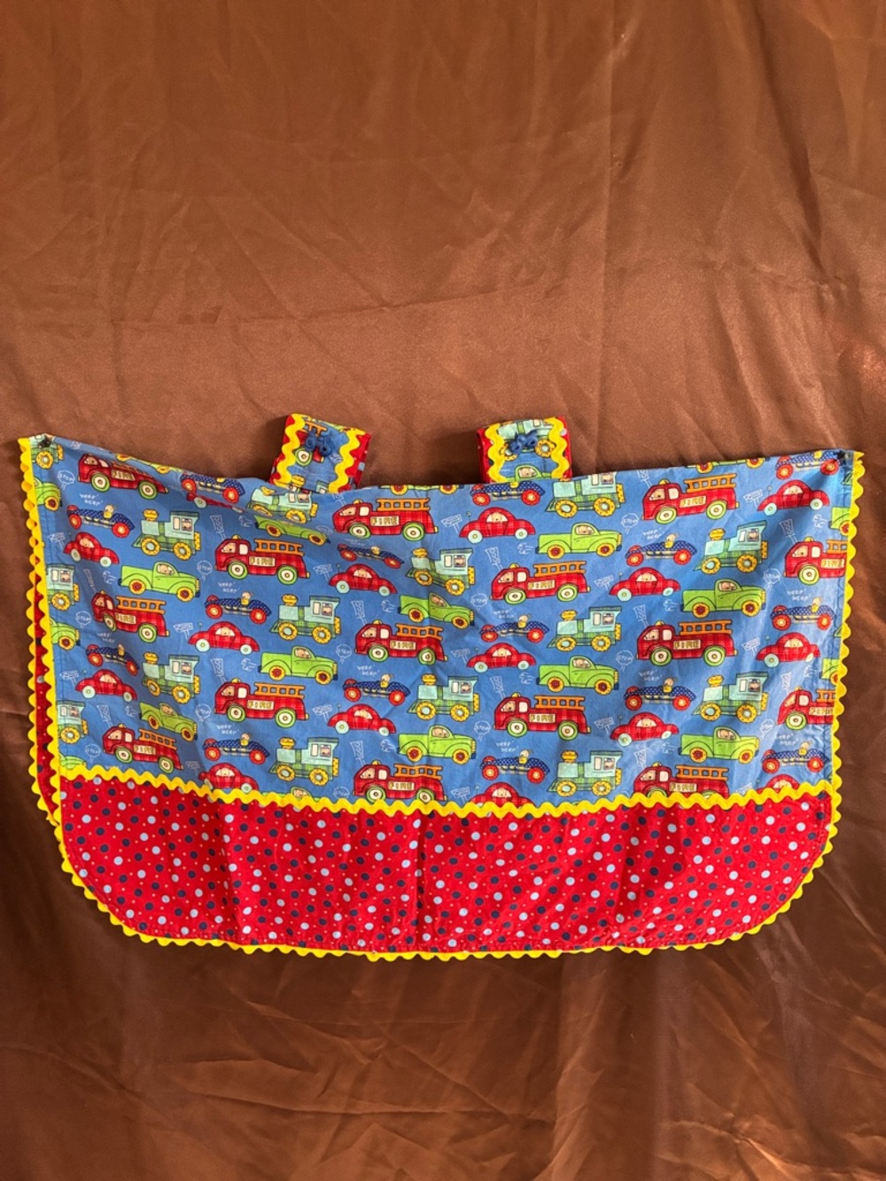 Red blue & yellow Baby boy car seat cover cars print infant car seat canopy kids